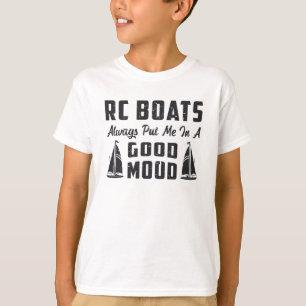 Camiseta RC Boat Me Colocou Em Um Bom Humor Modelo De Rádi