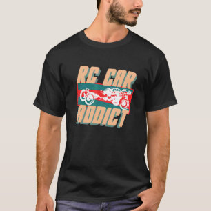Camiseta Rc Carros Correndo Com Um Brinquedo De Carro vinta