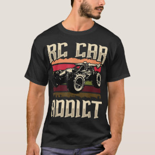 Camiseta Rc Carros Correndo De Rádio Controlada Com Funny D
