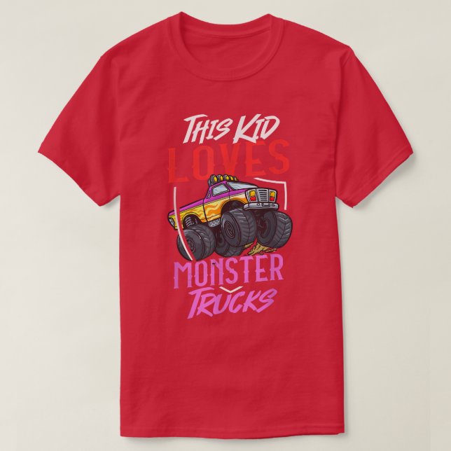 Camiseta Rc Monster Truck Remote Control Car 2369 (Frente do Design)