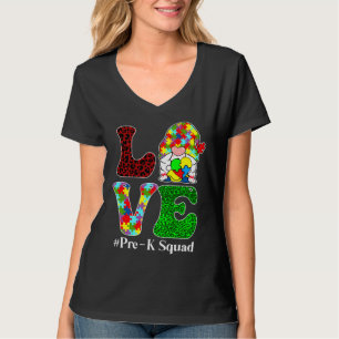 Camiseta Rd Love Gnomo Professor Pré-K Consciência do Autis