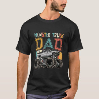 Camiseta RD Monster Truck Dad Vintage Retro Style, Fathers
