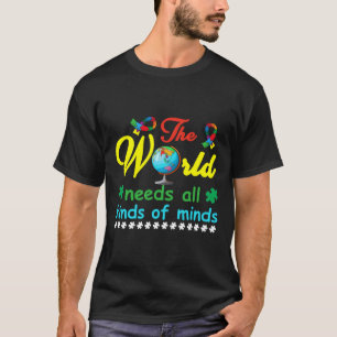 Camiseta Rd O Mundo Precisa De Todos Os Tipos De Mentes Com