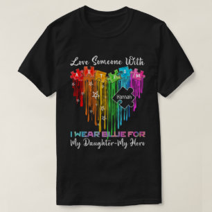 Camiseta RD Personalizado Ama Alguém Com Autismo