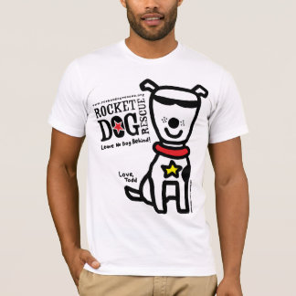 Camiseta RDR - Parr de Todd (branco do cão de Lrg)