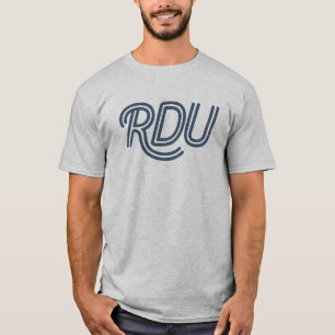 Camiseta RDU Raleigh Durham Airport Code - NC Viagem