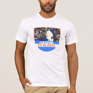 Camiseta Re-Elect Bill de Blasio