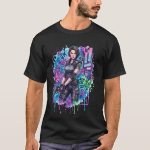 Camiseta RE Jill Valentine Beretta Pega-Cadeados Surto Zumb