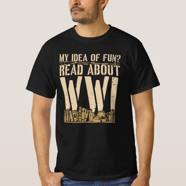 Camiseta Read About WWI (Frente)