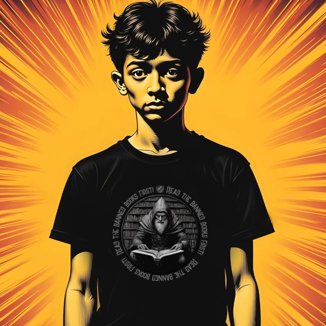 Camiseta Read the Banned Books first (Criador carregado)