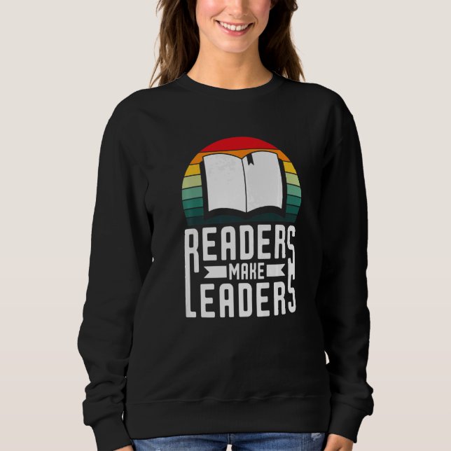 Camiseta Readers Make Leaders Book Nerds Bookaholic Bookwor (Frente)