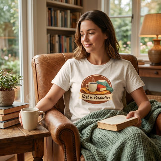 Camiseta Readers & Self-Care - Rest is Productive