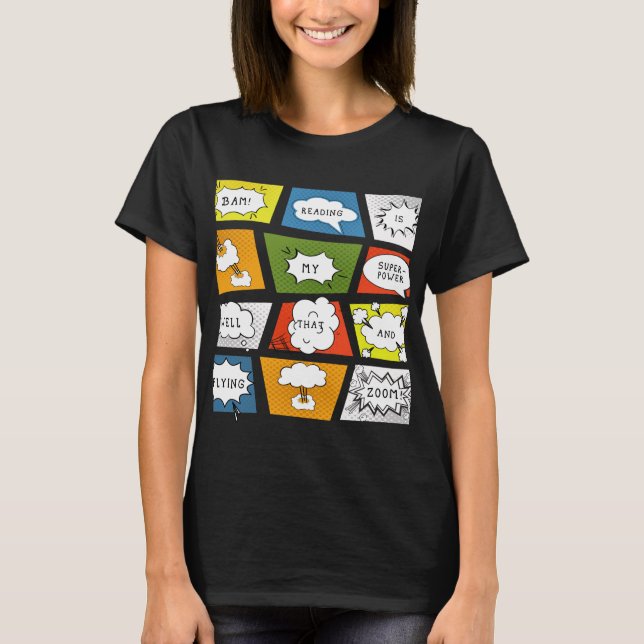 Camiseta Reading is my Superpower (Frente)