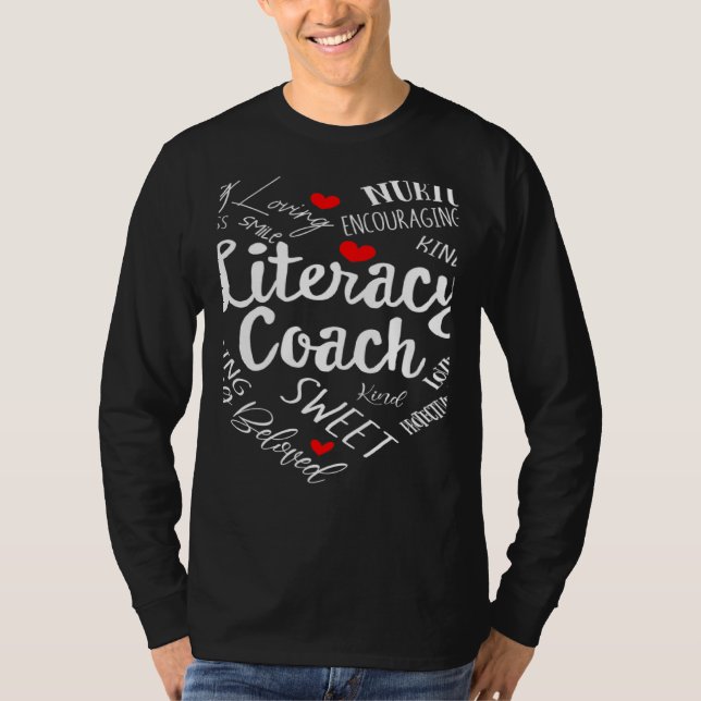Camiseta Reading Teacher Back School Special Literacy Coach (Frente)