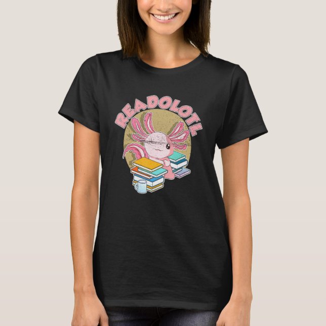 Camiseta Readolott Bookworm Leitura Nerd Anfíbio Corte (Frente)