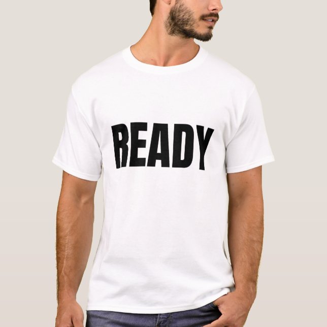 Camiseta READY (Dark) (Frente)