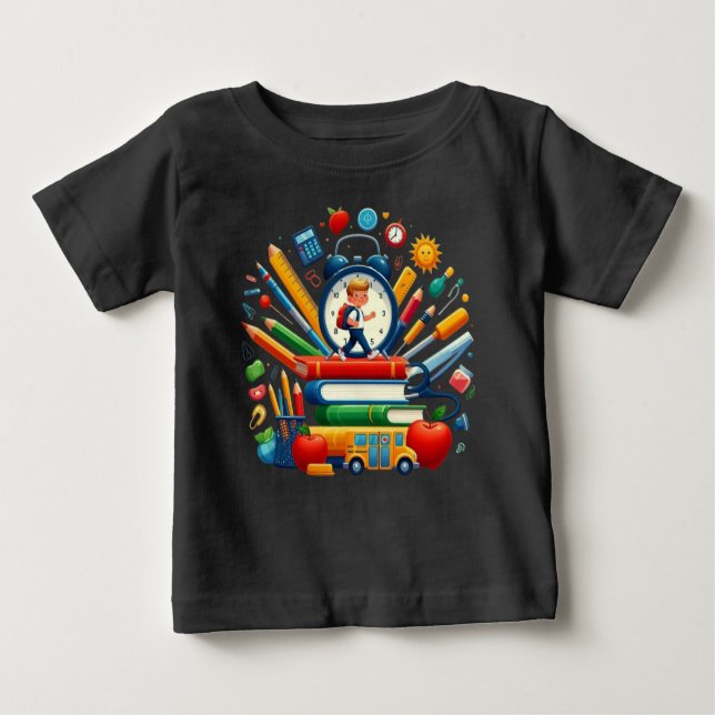Camiseta Ready for School: Dynamic Back to School Essential (Frente)