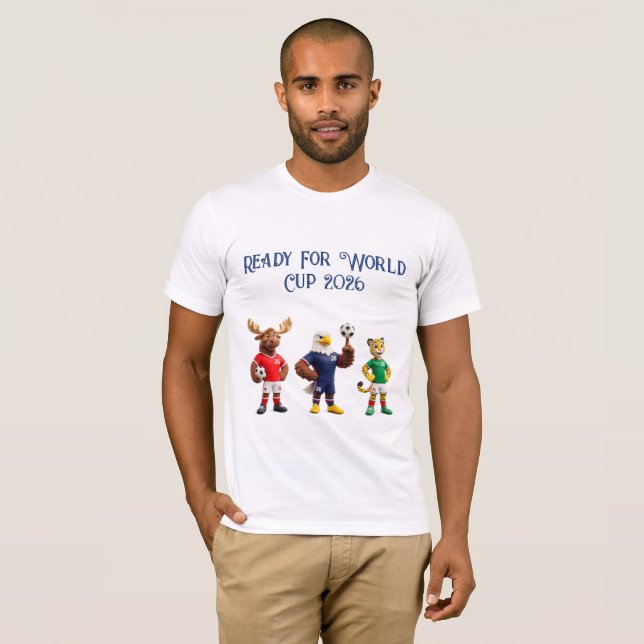 Camiseta Ready For World Cup 2026 Host Nations (Frente Completa)