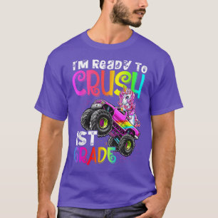 Camiseta Ready To Crush First Grade 1st Day Of School Unico