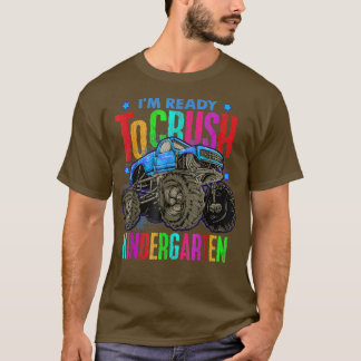 Camiseta Ready To Crush Kindergarten Monster Truck Back To