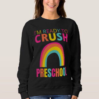 Camiseta Ready to Crush preschool Back to School Rainbows