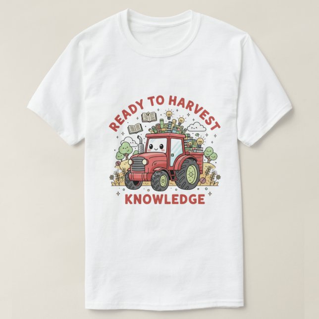 Camiseta Ready to Harvest Knowledge (Frente do Design)