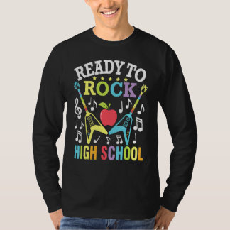 Camiseta Ready To Rock High School Student Senior Back To S