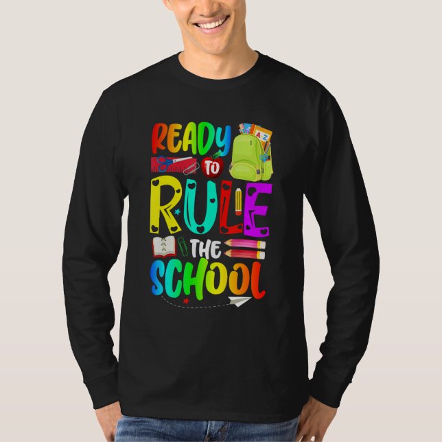 Camiseta Ready To Rule The School Back To School (Frente)