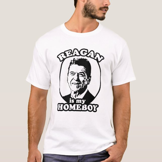 CAMISETA REAGAN É MEU FICAR EM CASA (Frente)