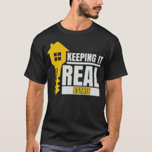 Camiseta Real Agente Imobiliário De Chaves Domésticas Que