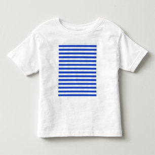 Camiseta Real Blue Combination Stripes por Shirley Taylor