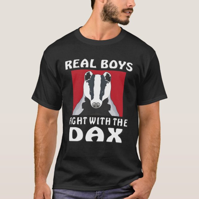 Camiseta Real Boys Fight With The Dax Purse Stock Trader Tr (Frente)