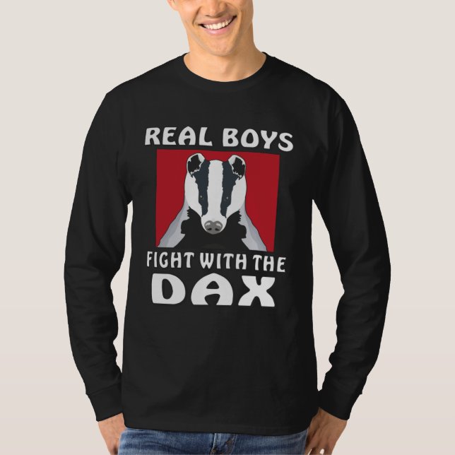 Camiseta Real Boys Fight With The Dax Purse Stock Trader Tr (Frente)