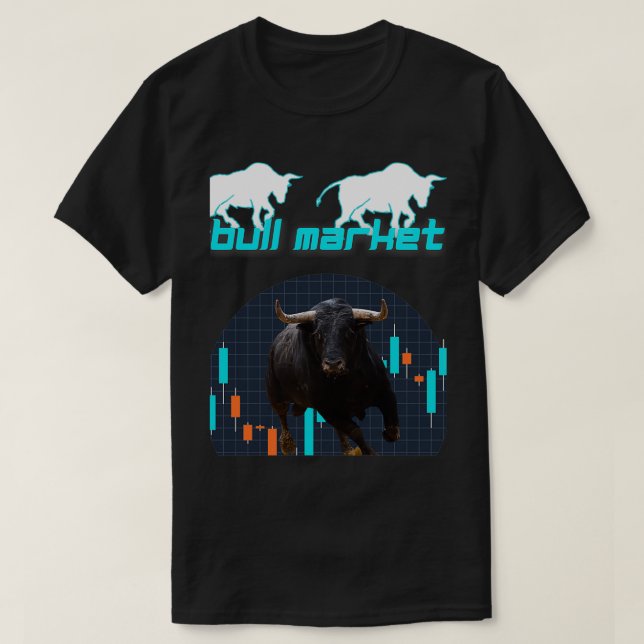 Camiseta Real Bull Stock Market quotBull Marketquot (Frente do Design)