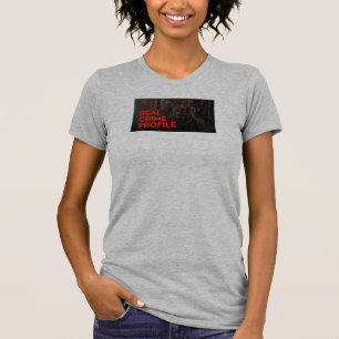 Camiseta real do pescoço da colher do perfil do