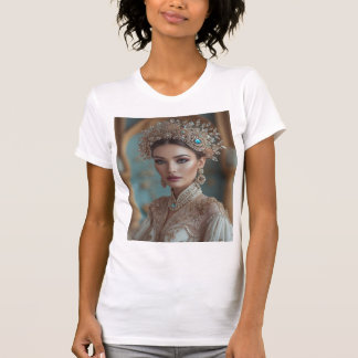 Camiseta Real Elegância - Beleza do Eterno em Dourado