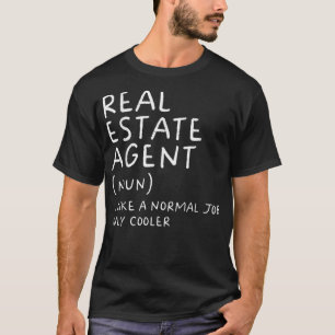 Camiseta Real Estate Agent Definition Funny