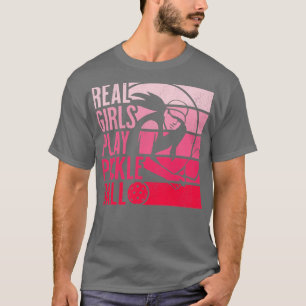 Camiseta Real Girls Jogam PickleBall Retro Vintage Paddle S