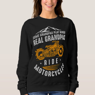 Camiseta Real Grandpas Andam Motocicletas Presentes Para Bi
