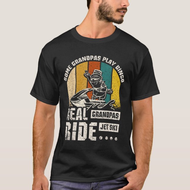 Camiseta Real Grandpas Ride Jet Ski (Frente)