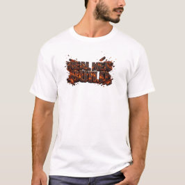 Camiseta Real Men Build Lava Fire Carpenter
