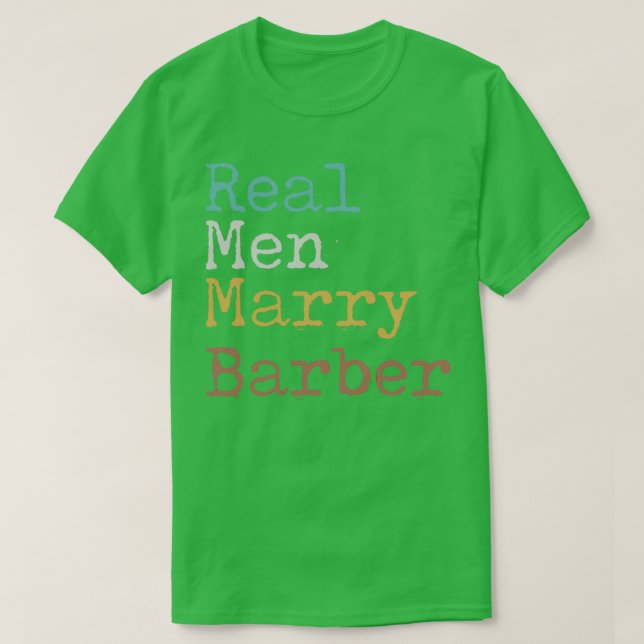 Camiseta Real Men Casado Barber (Frente do Design)