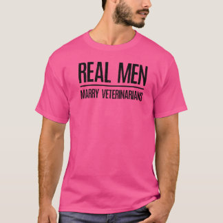Camiseta Real Men Casado Veterinarians Veterinarian Husband