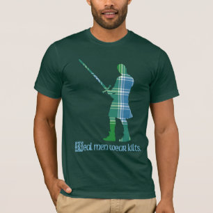 Camiseta Real Men Veste mata MacDonald Scottish Tartan