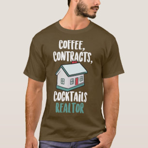Camiseta Realador de Cocktails Contratos de Café