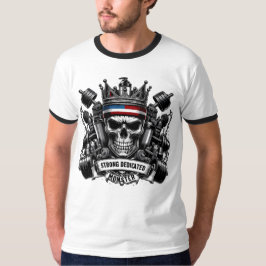Camiseta Realeza do Ginásio Férreo Dedicado Monstro Coroa C