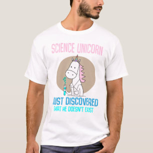 Camiseta Realidade da ciência Unicórica Kawaii Gift