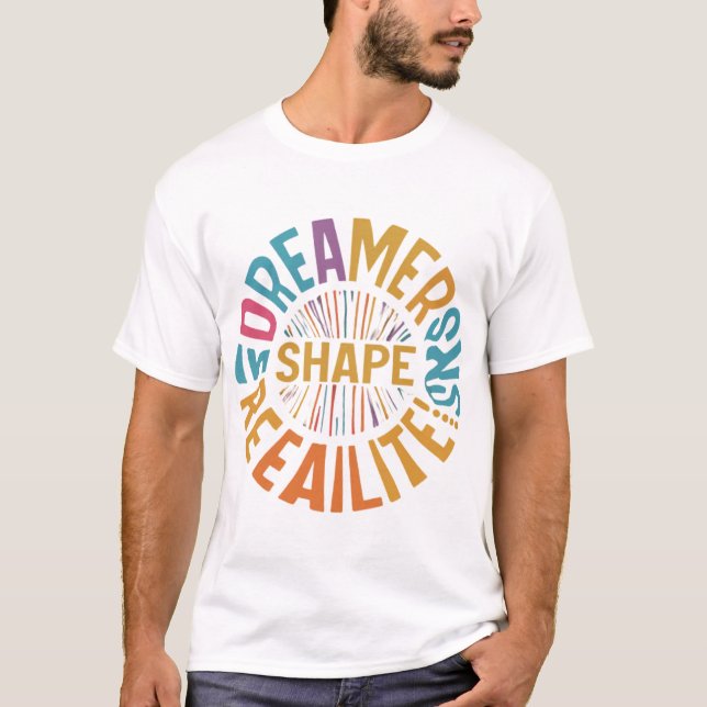 Camiseta Realidades de Forma dos Sonhadores (Frente)