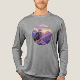 Camiseta Realistic Eagle on Rock – Majestic Wildlife Scene