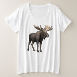 CAMISETA REALISTIC MOOSE DESIGN. SAMER BRASIL